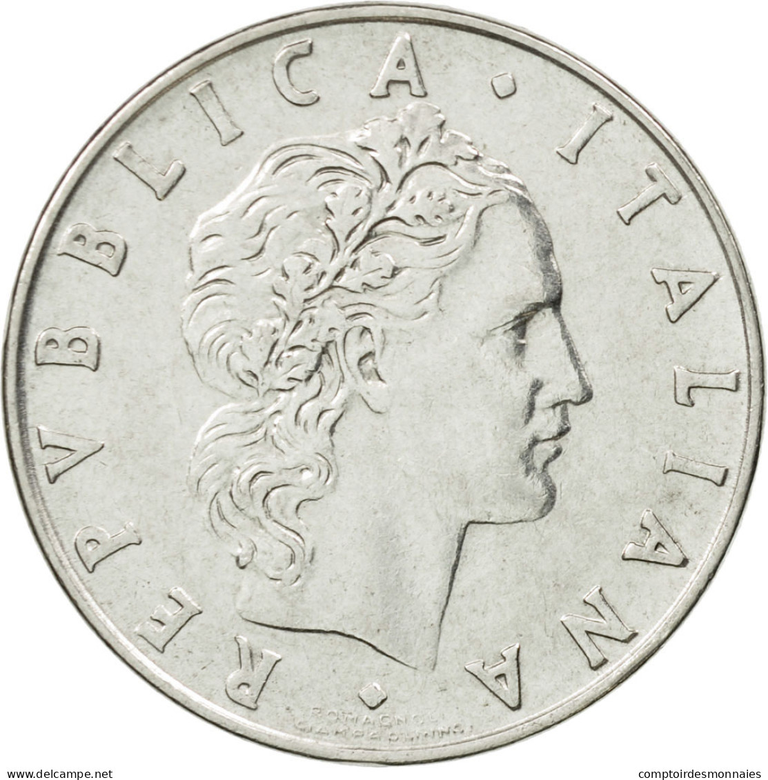 Monnaie, Italie, 50 Lire, 1973, Rome, TTB, Stainless Steel, KM:95.1 - 50 Liras
