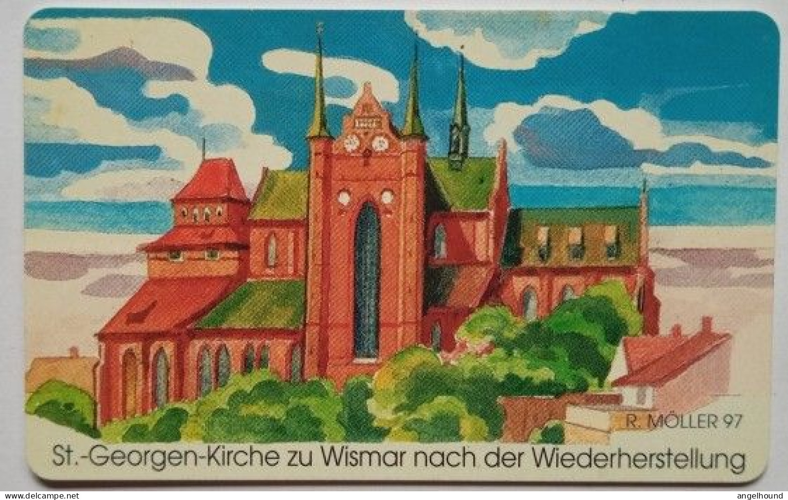 Germany 6DM  K 0006 05/1999 2,500 Mintage - St. Georgen - Kirche Zu Wismar Nach Der Wiederhestellung , Ihre Sparkasse - K-Serie : Serie Clienti