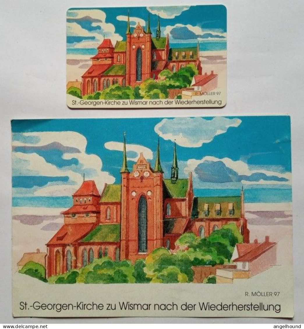 Germany 6DM  K 0006 05/1999 2,500 Mintage - St. Georgen - Kirche Zu Wismar Nach Der Wiederhestellung , Ihre Sparkasse - K-Series: Kundenserie