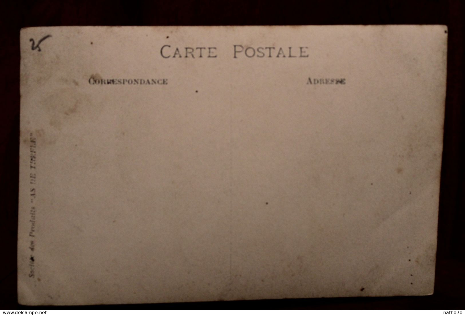 Carte Photo 1910's Boucher Homme Chapeau Melon Antillaise CPA Ak Animée Print Vintage Pub Chocolat Express Conscrit - Ambachten