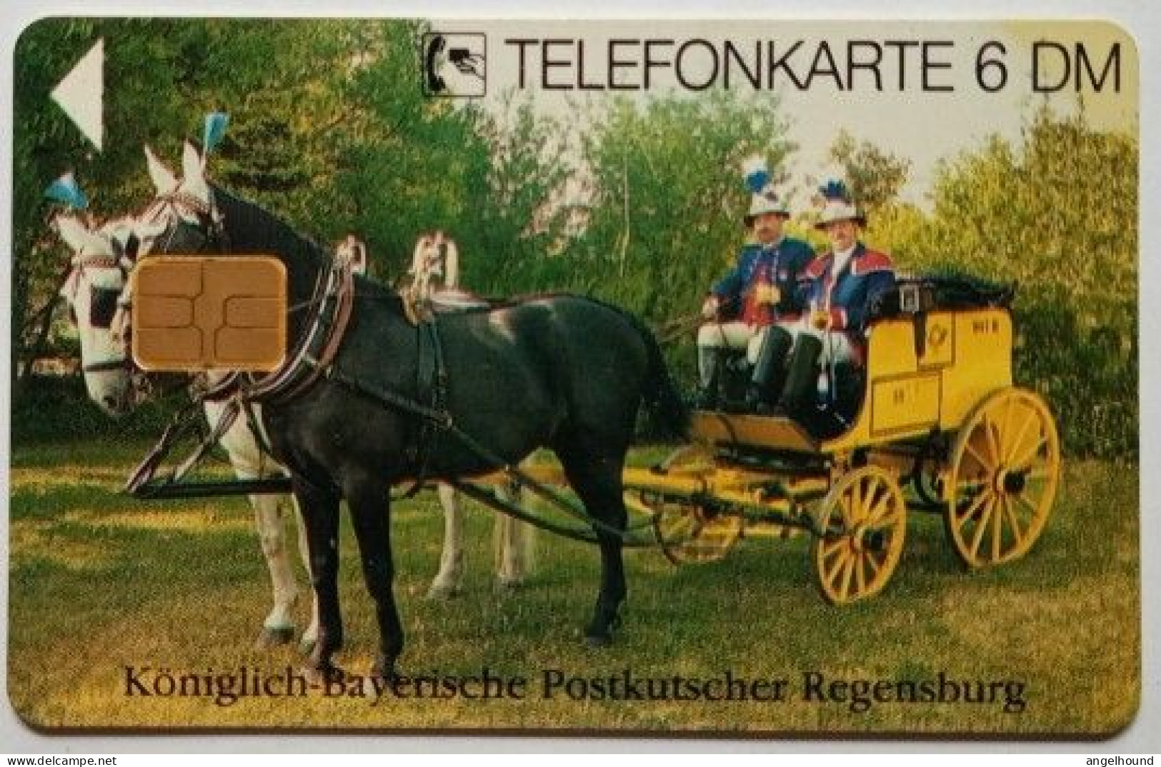 Germany 6DM MINT K 018 03.95 4,200 Mintage - Koniglische - Bayerische Postkutscher Regensburg - K-Series: Kundenserie