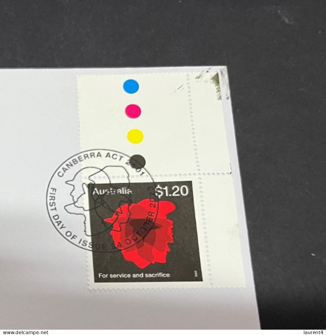 24-10-2023 (5 U 11) Stamps Released Today 24-10-2023 - Poppies Of Remembrance (red Poppy) - Briefe U. Dokumente