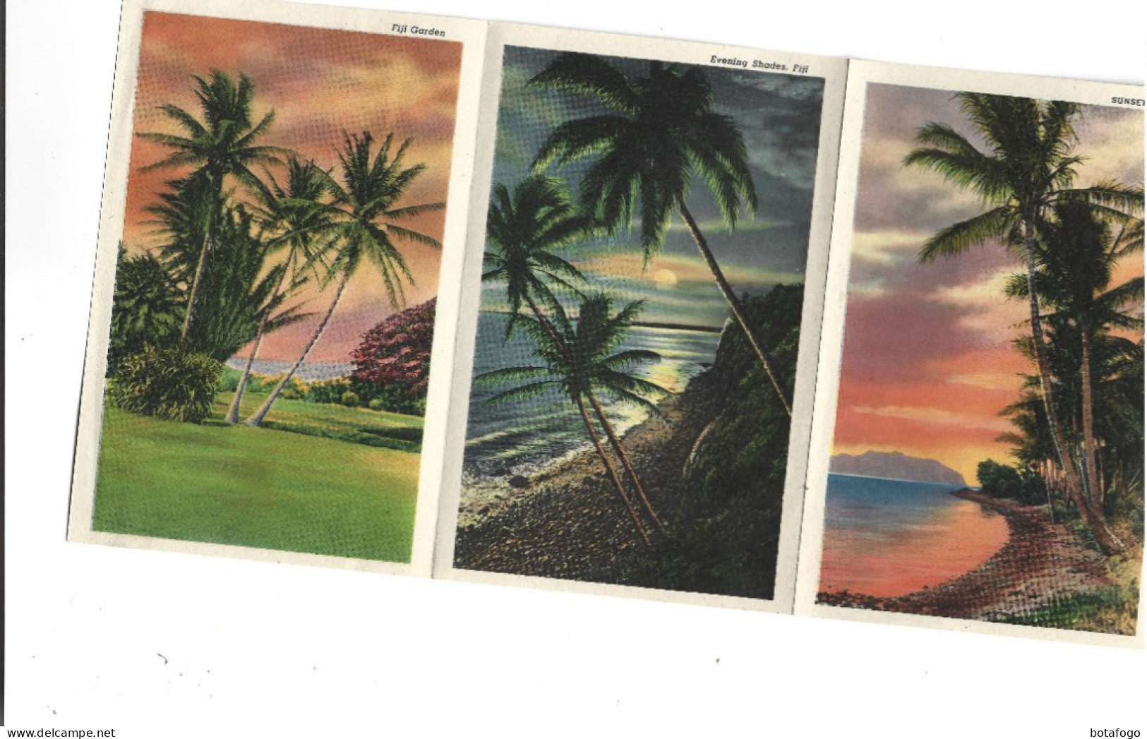 CARNET 18 PHOTOS (recto Verso) LOLOMA FIJI ISLANDS  (voir Timbre ) - Figi