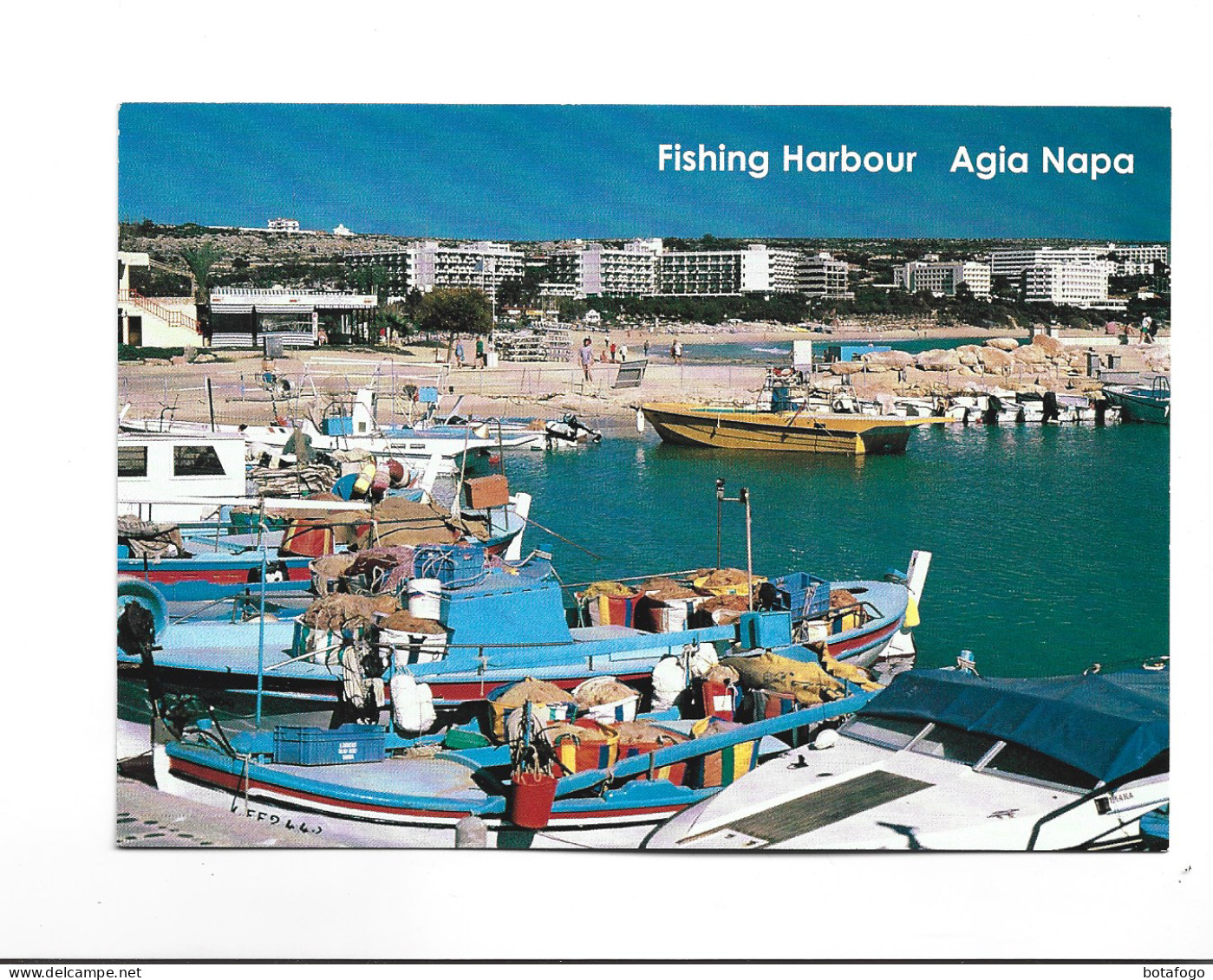 CPM CHYPRE FISHING HARBOUR   AGIA NAPA  (timbre Imprime Port Paye) - Chypre