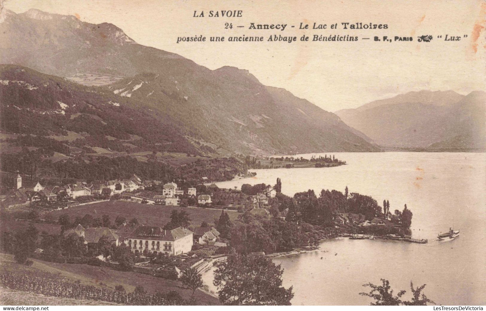 FRANCE - Annecy - Le Lac Et Talloires - Carte Postale Ancienne - Annecy