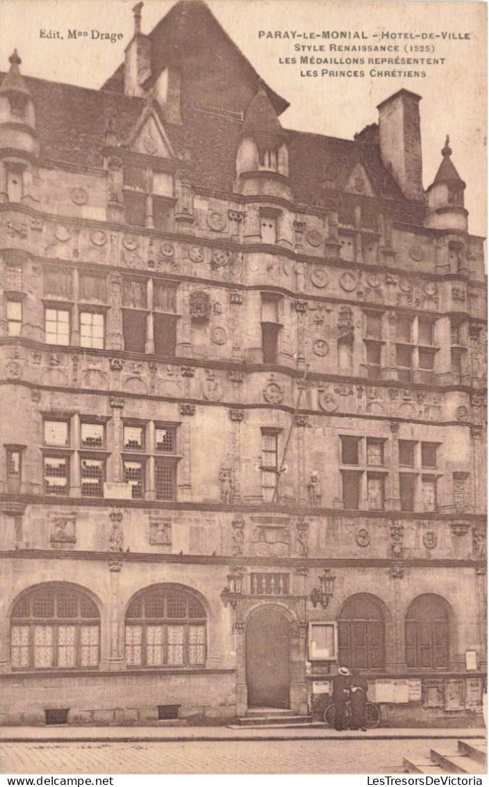 FRANCE - Paray Le Monial - Hôtel De Ville - Style Renaissance - Carte Postale Ancienne - Paray Le Monial