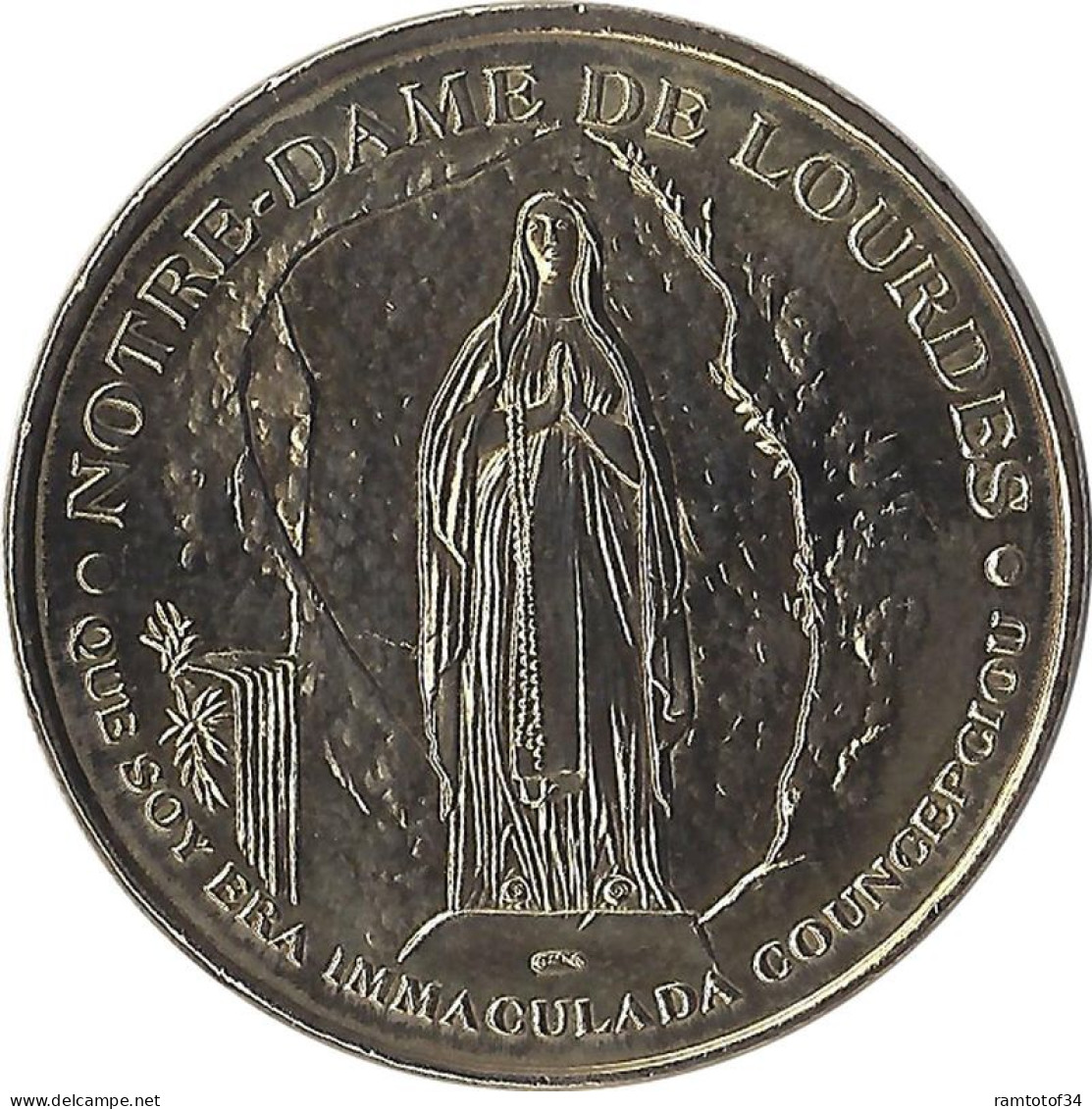 2001 MDP138 - LOURDES 3 - Basilique ND Du Rosaire / MONNAIE DE PARIS - 2001