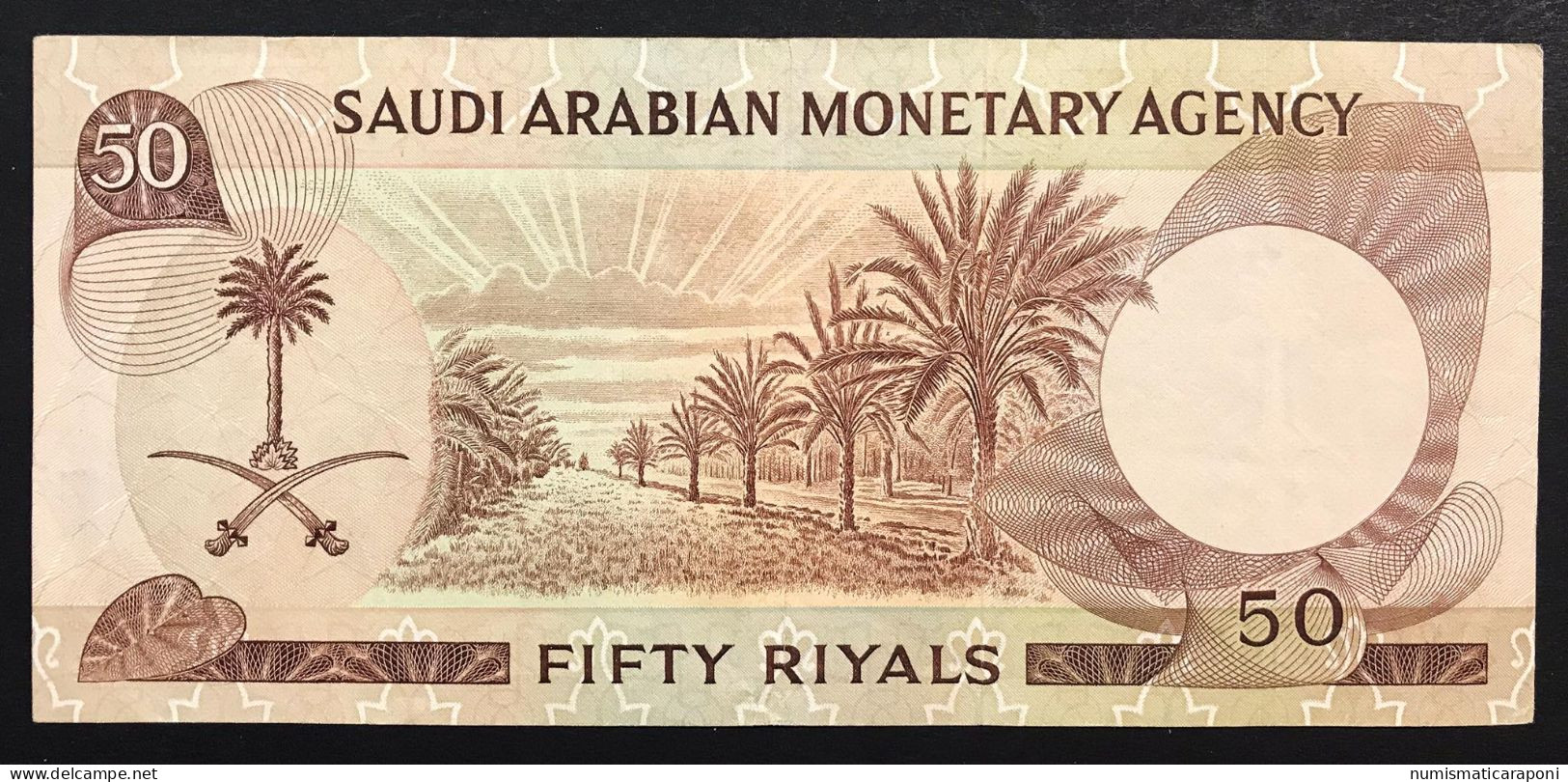 SAUDI ARABIA / ARABIA SAUDITA 50 RIYALS ND 1968 Pick # 14b Vf Bel Bb LOTTO 252 - Saudi Arabia