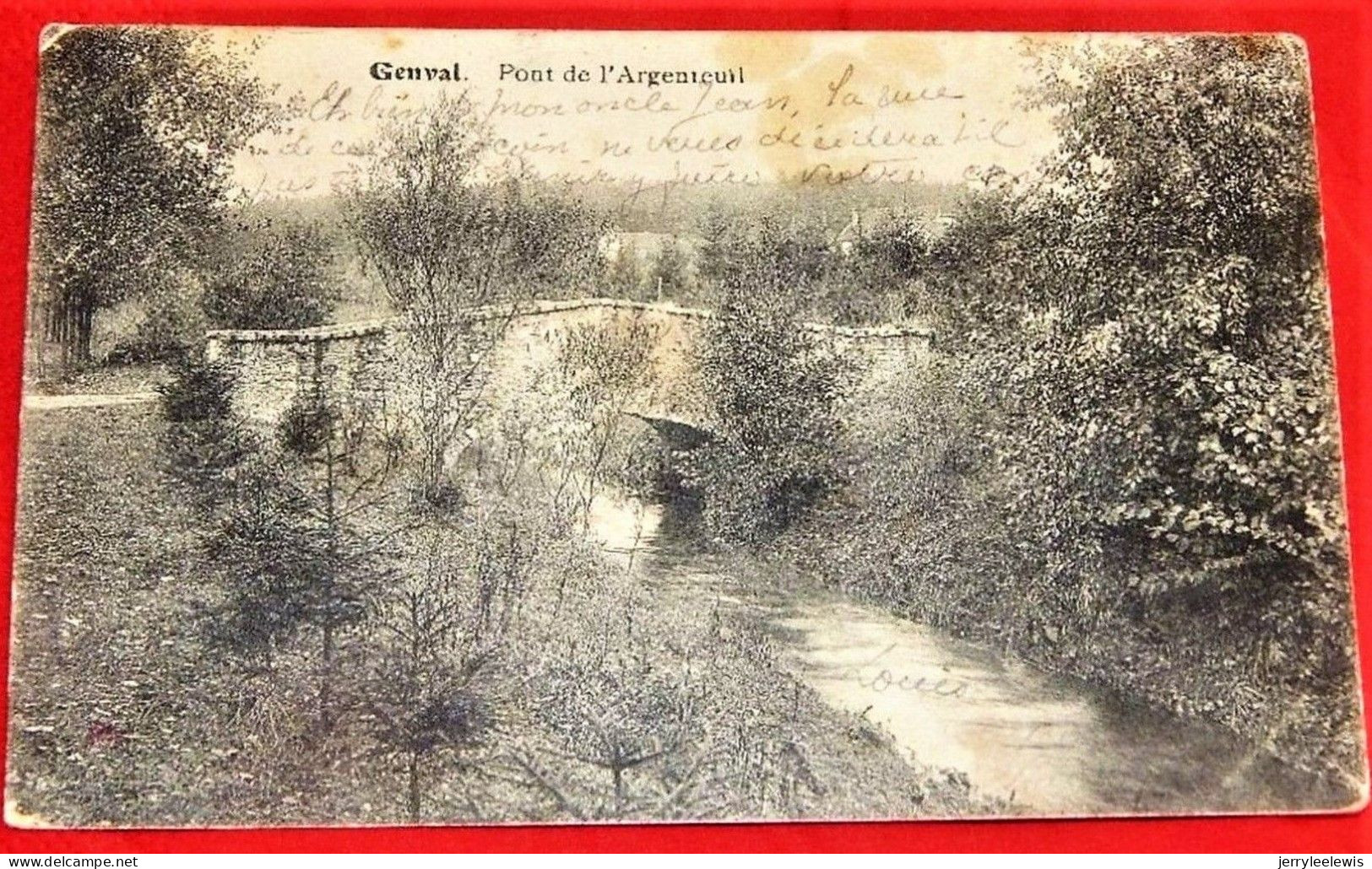GENVAL LES EAUX -  Pont De L' Argenteuil   -  1919 - Rixensart