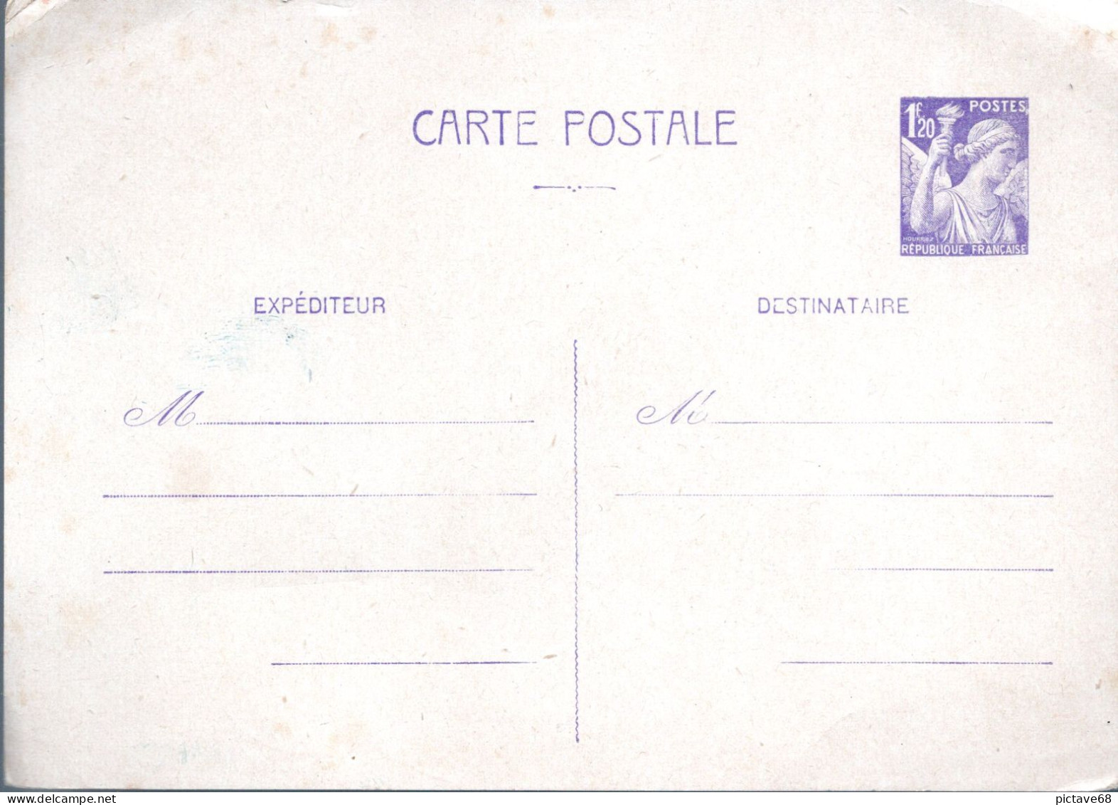 FRANCE / CARTE POSTALE N° 651-CP1 - Standaardpostkaarten En TSC (Voor 1995)
