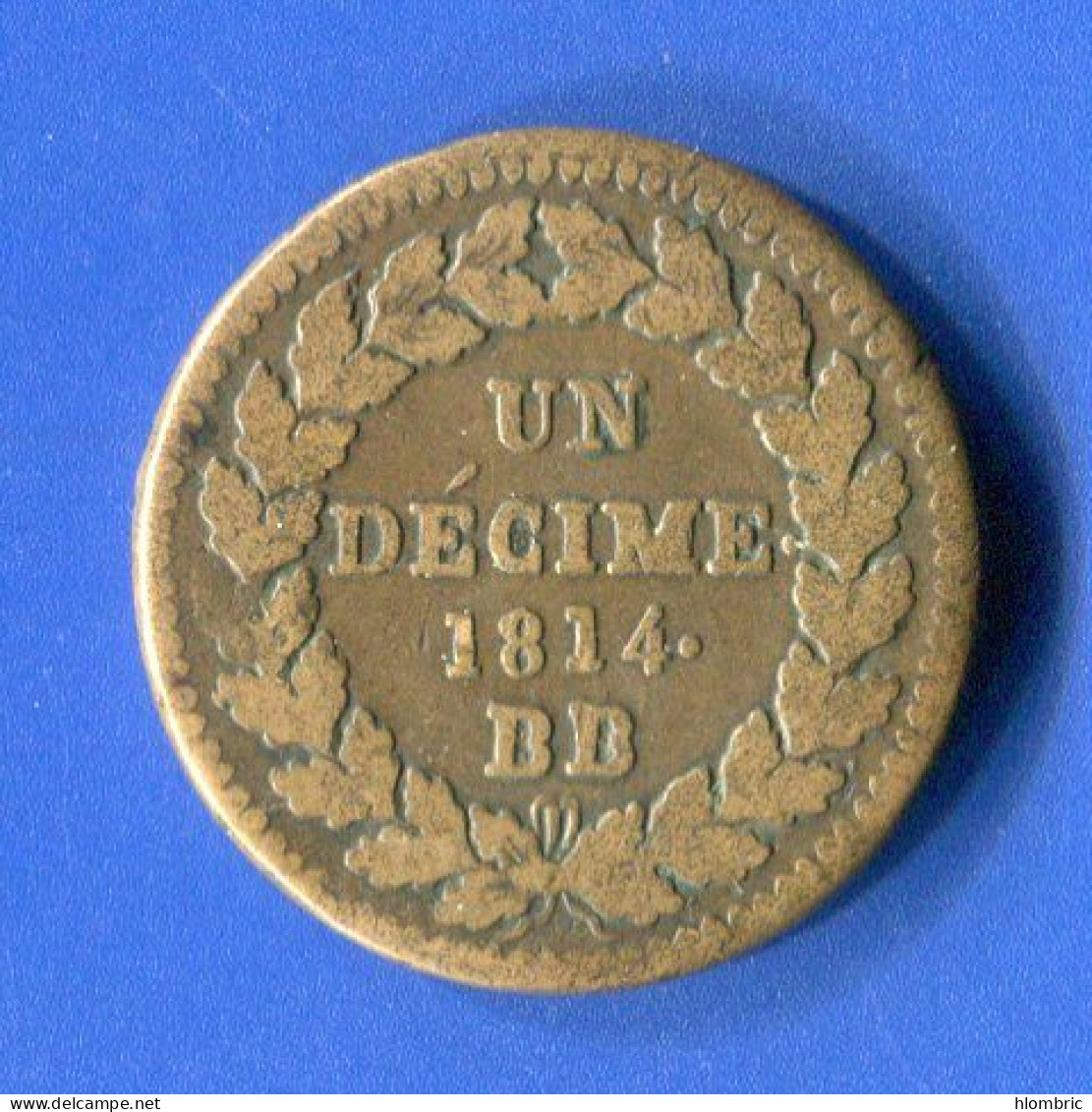 Décime  1814.  Bb - 10 Centimes