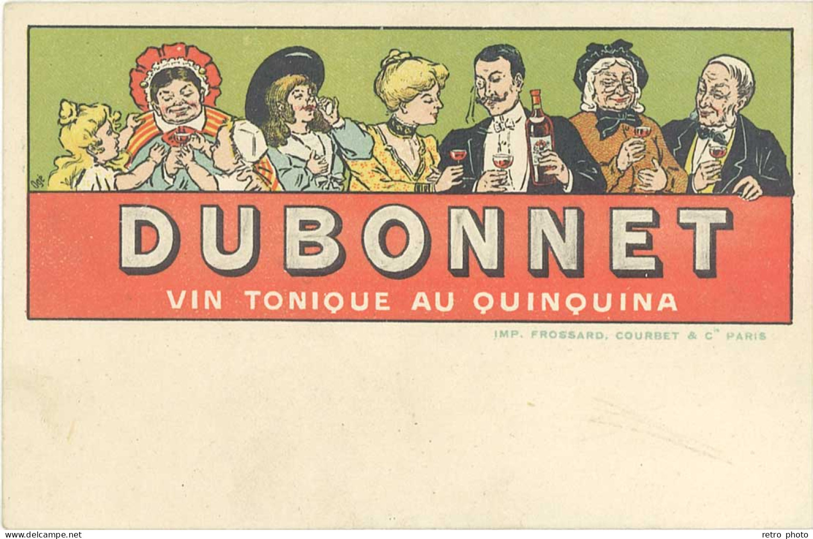 B Dubonnet, Vin Tonique Au Quinquina, Signée Ogé - Reclame