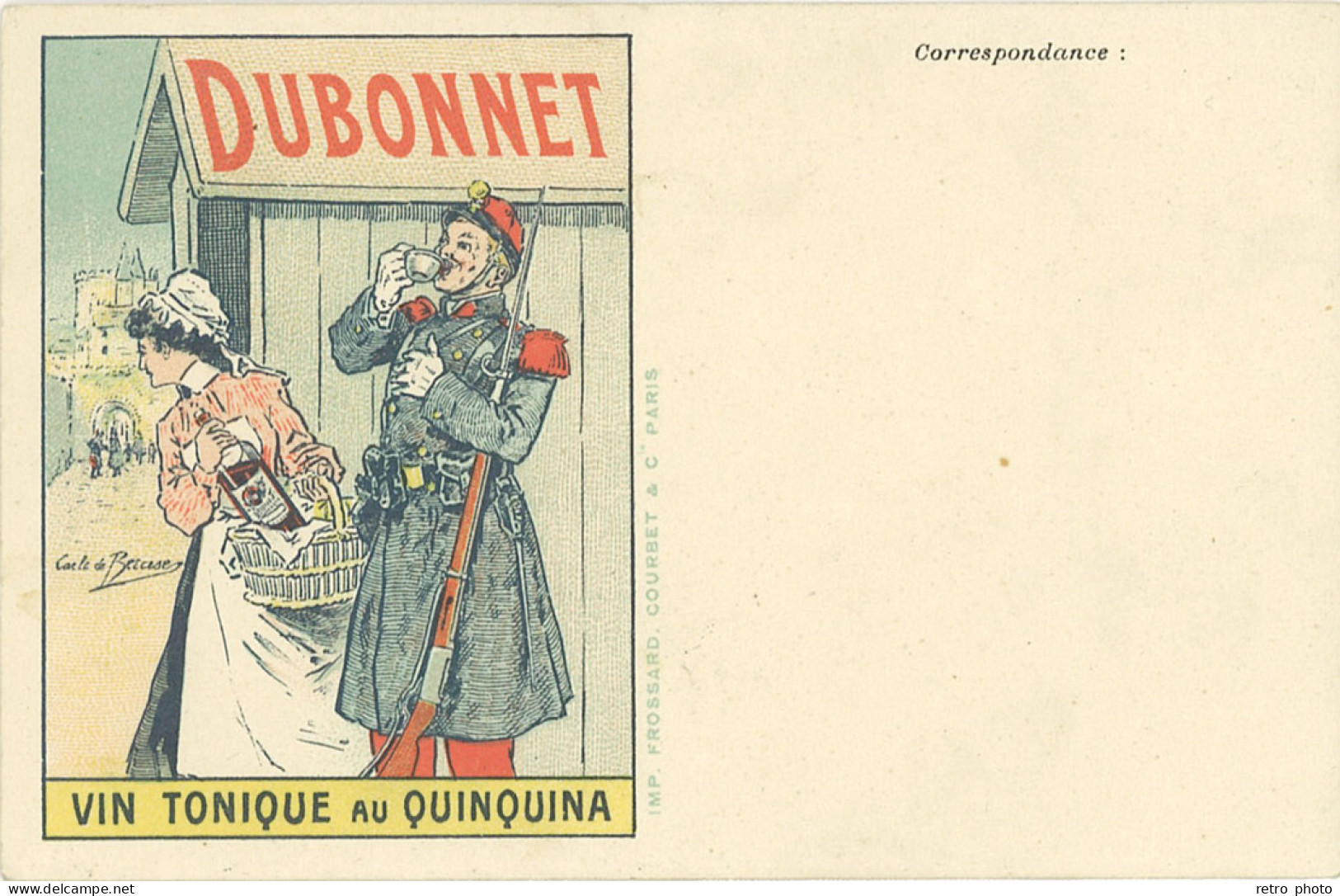 TB Dubonnet, Vin Tonique Au Quinquina, Signée De Berases ? - Publicité