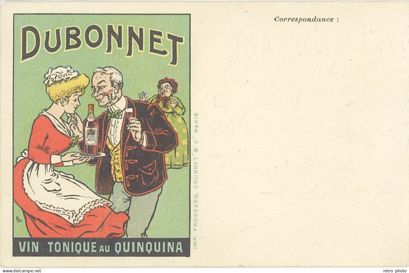 LD Dubonnet, Vin Tonique Au Quinquina, Signée Ogé - Advertising