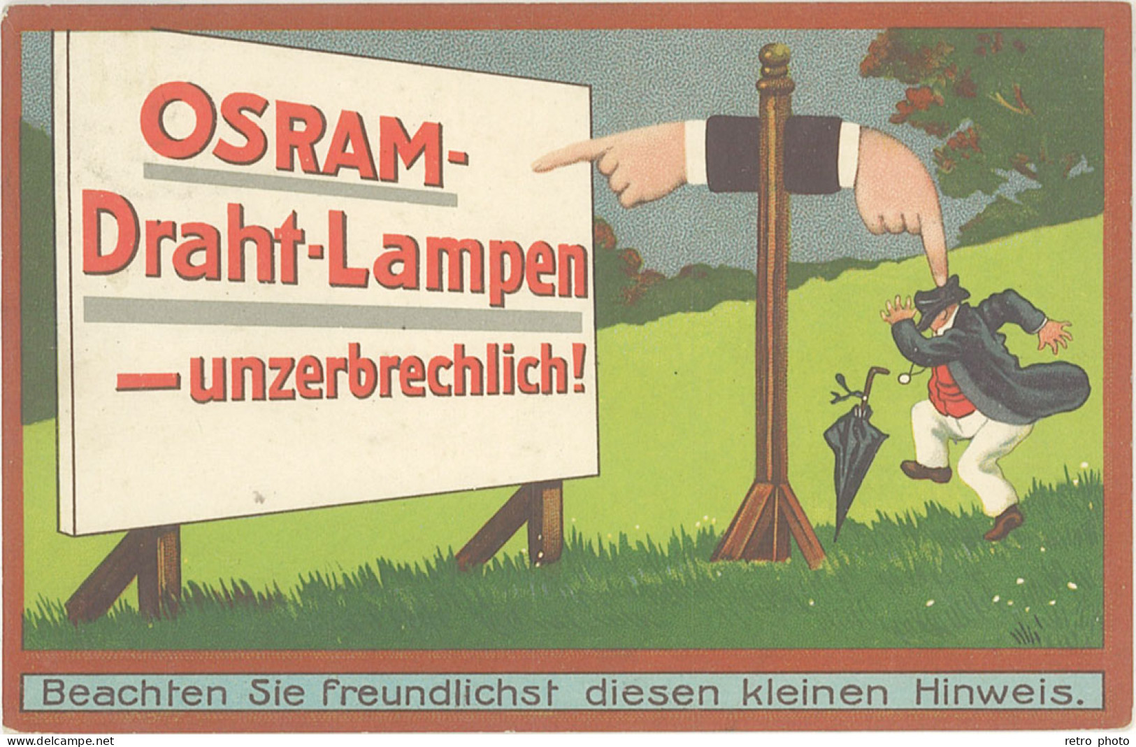 TB Osram-Draht-Lampen-unzerbrechlich ! ( Lampes ) - Advertising