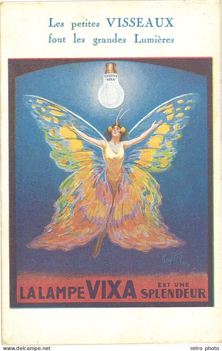 B Les Petites Visseaux, La Lampe Vixa ( Femme Papillon ) - Advertising