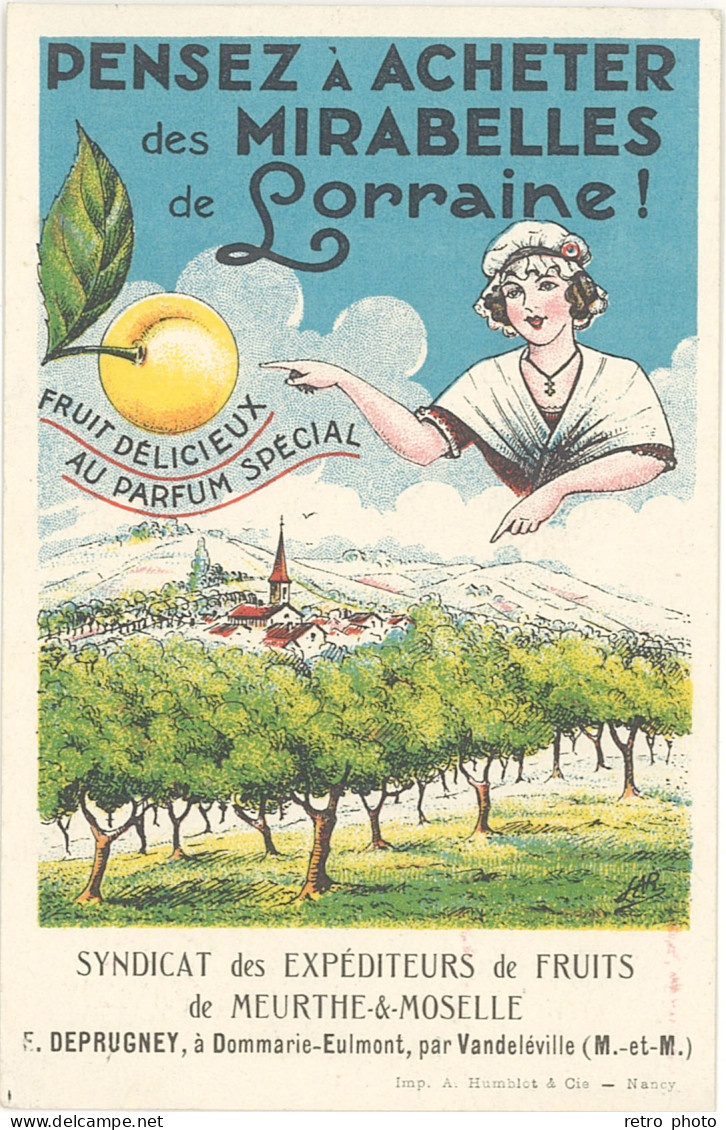TB Mirabelles De Lorraine – F. Deprugney, à Dommarie-Eulmont - Werbepostkarten