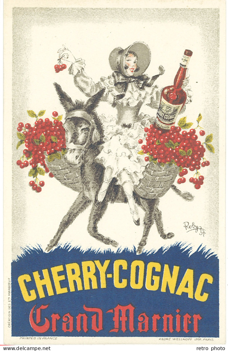 TB Cherry-Cognac Grand-Marnier, Signée Robys - Pubblicitari