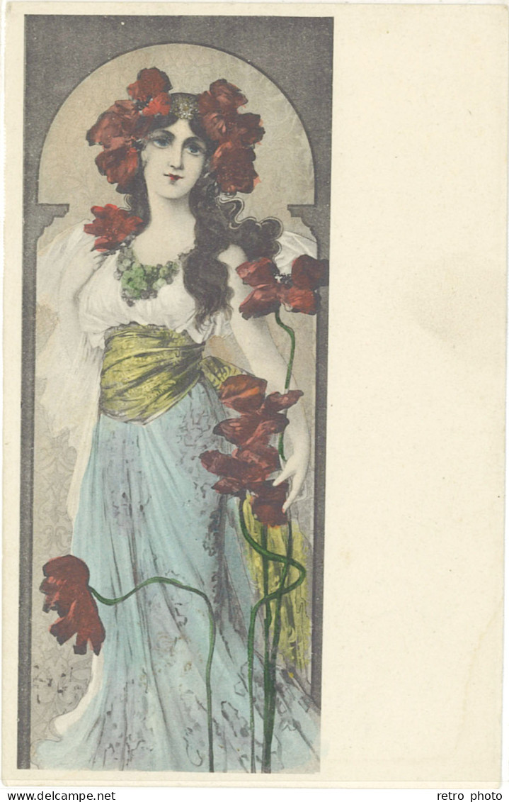 TB Femme Art Nouveau - Other & Unclassified