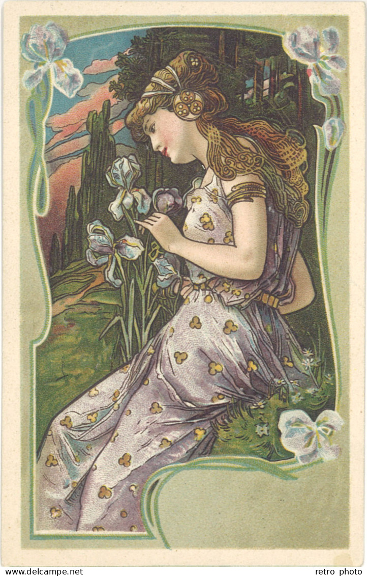 TB Femme Période Art Nouveau - Andere & Zonder Classificatie