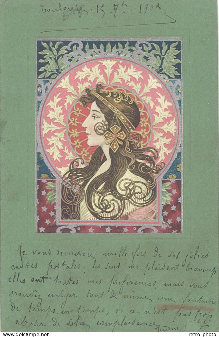 B Femme Période Art Nouveau - Andere & Zonder Classificatie