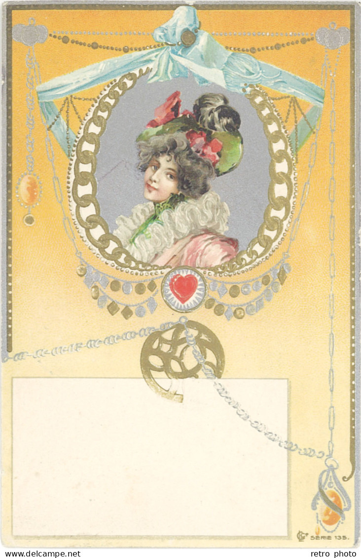 B Femme Période Art Nouveau - Sonstige & Ohne Zuordnung