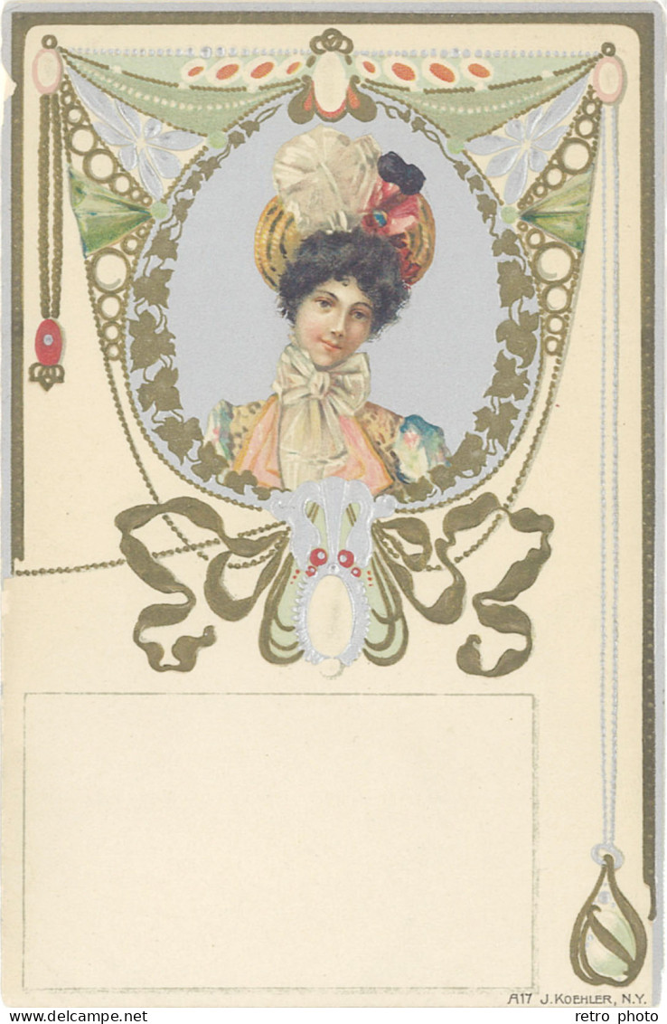 LD Femme Période Art Nouveau - Autres & Non Classés