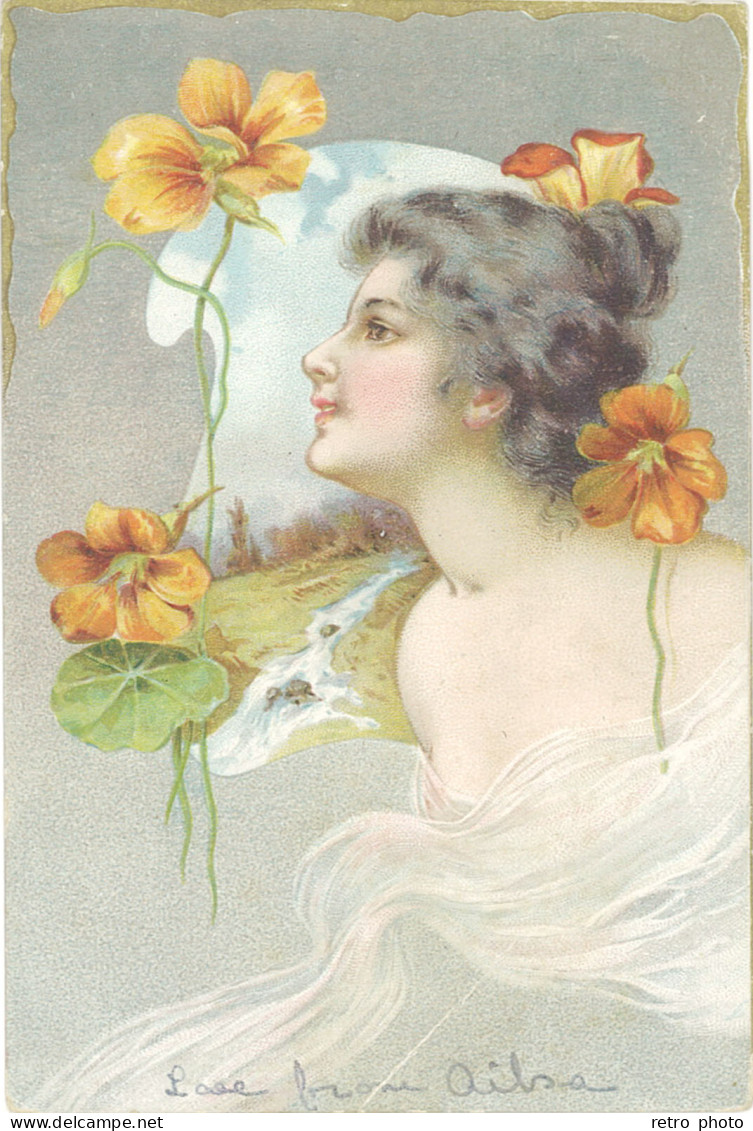 D Femme Période Art Nouveau - Altri & Non Classificati