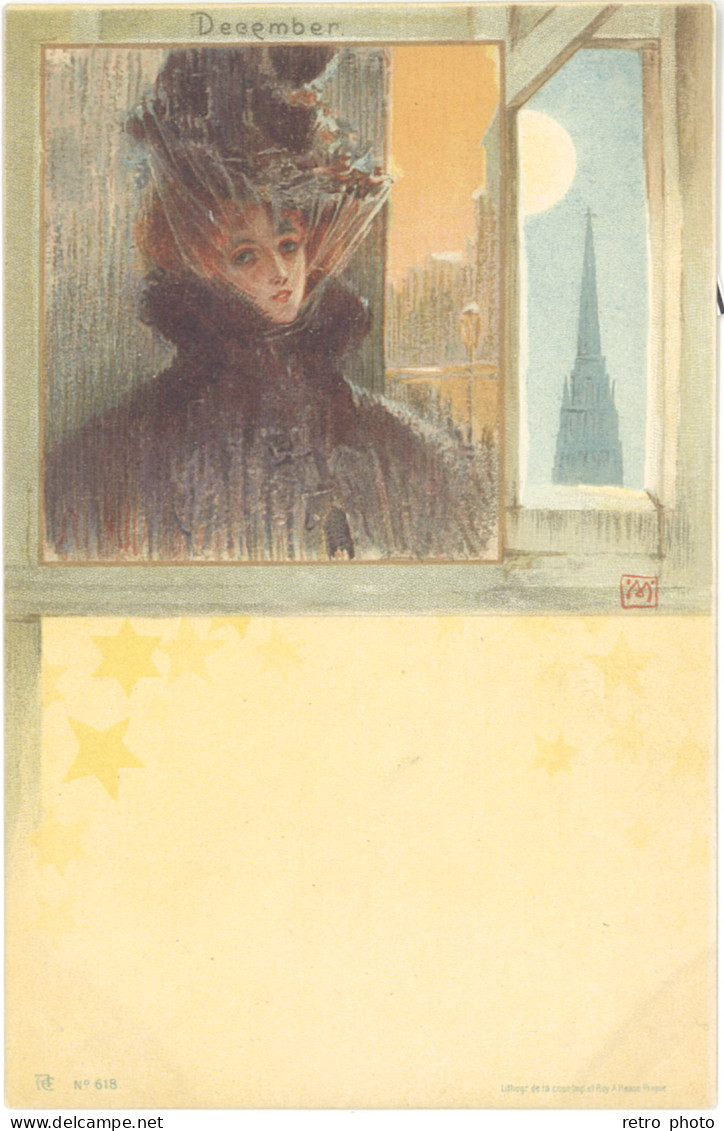 TB Femme Période Art Nouveau, December - Other & Unclassified