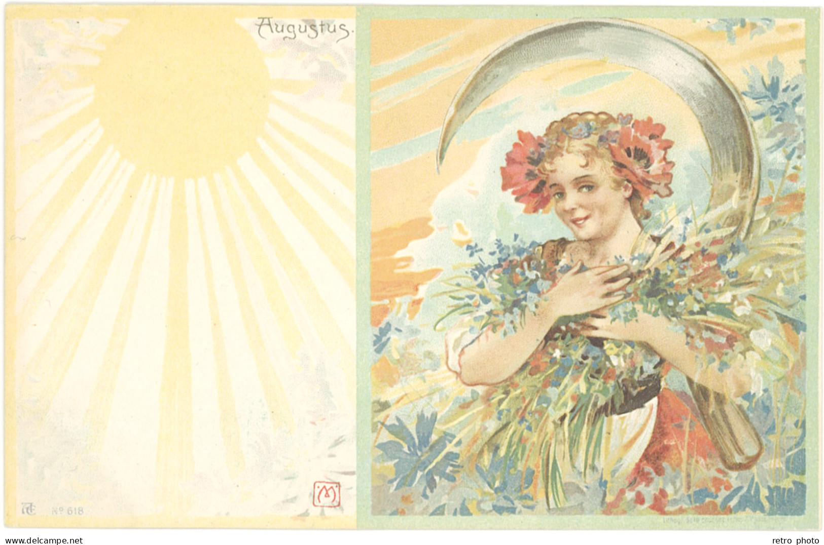 TB Femme Période Art Nouveau, Augustus - Other & Unclassified