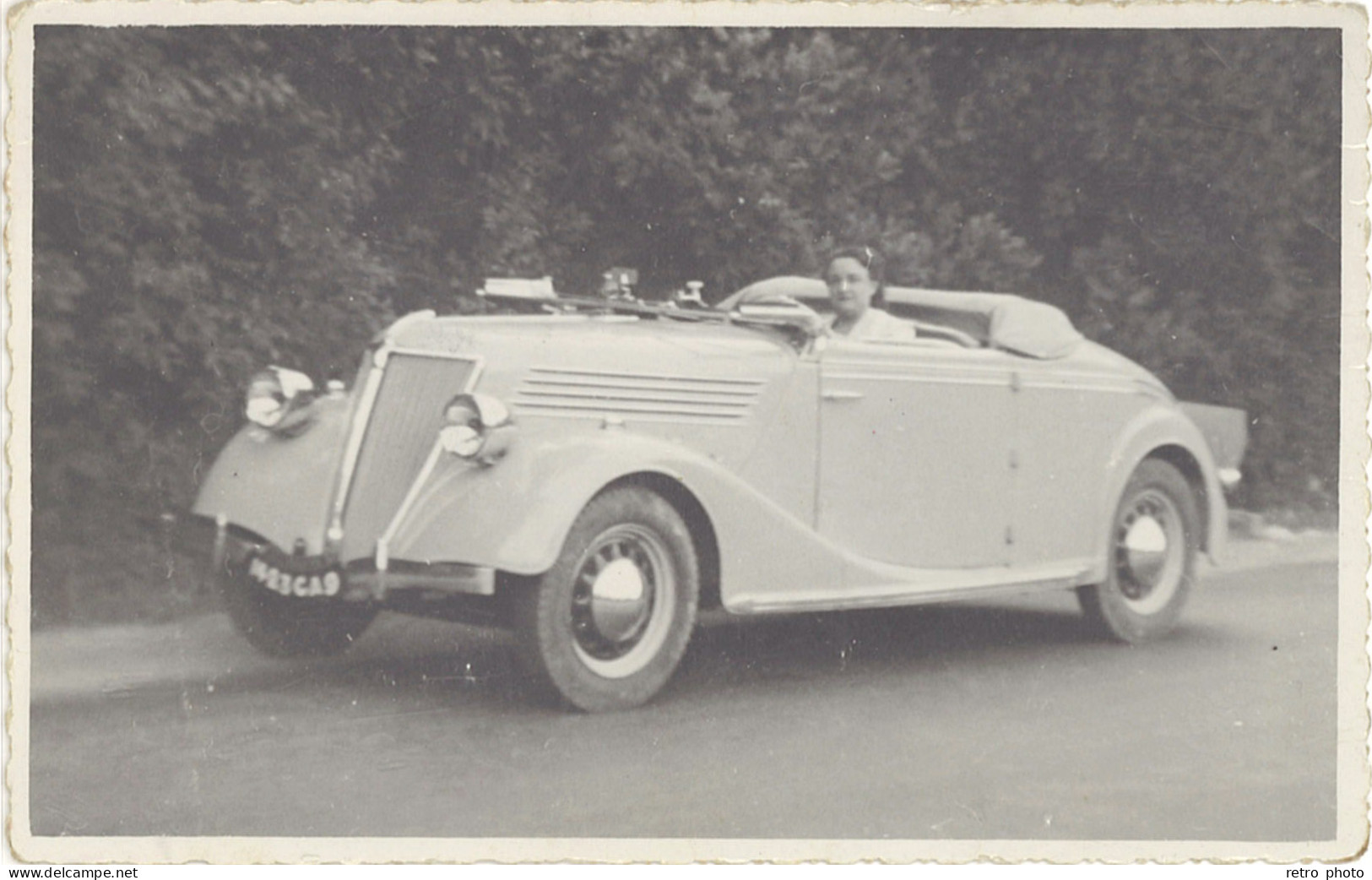 B Automobile – Carte-photo Renault Celtaquatre - Passenger Cars