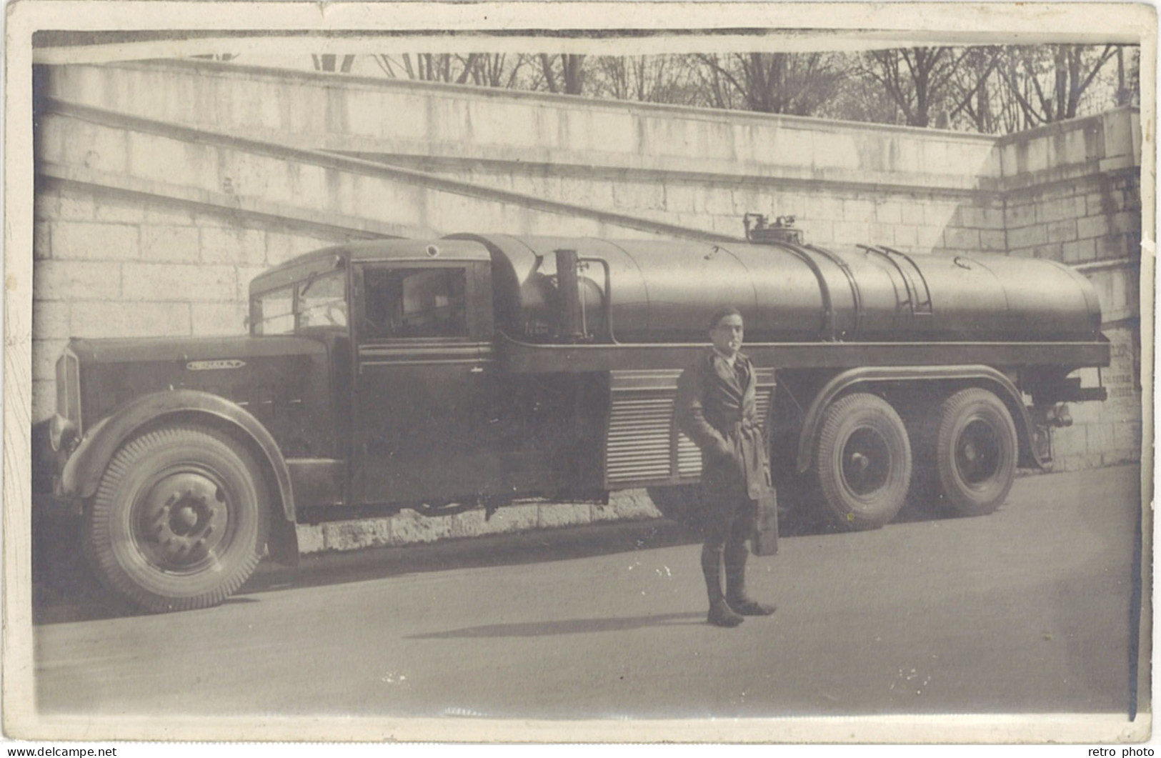 B Automobile – Carte-photo Camion Citerne Renault - Transporter & LKW