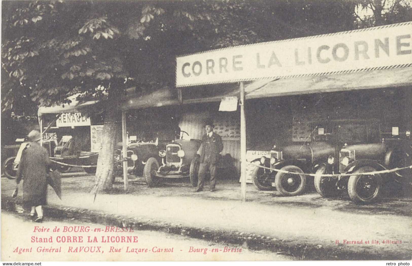 TB 01 – Foire De Bourg En Bresse – Stand Corre La Licorne - Andere & Zonder Classificatie