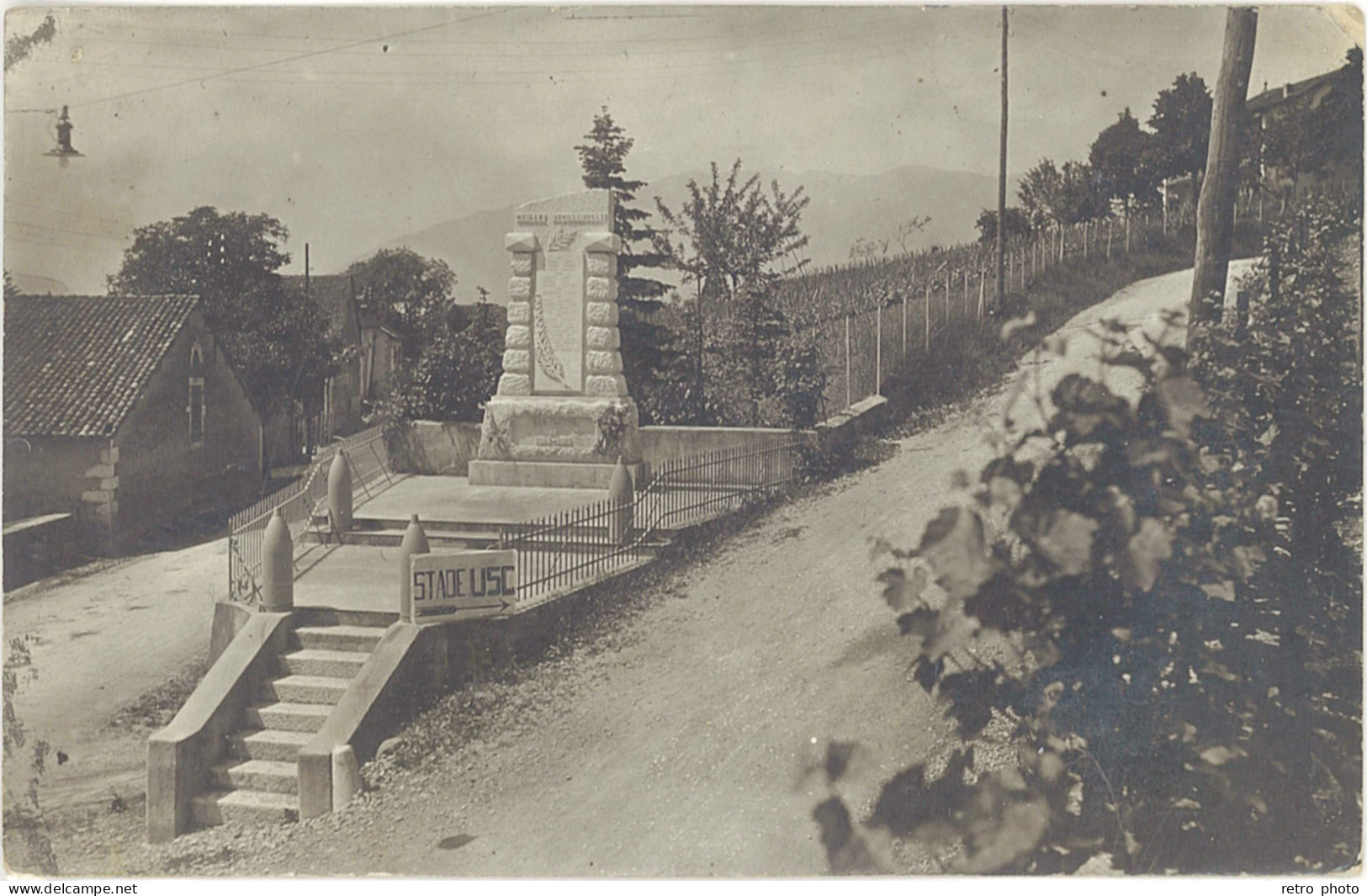 LD 01 – Challex – Carte-photo Monument Aux Morts (bon à Tirer) - Non Classificati