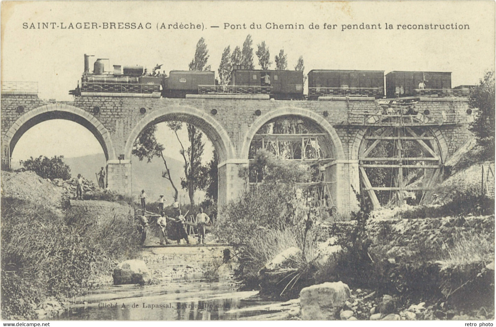 TB 07 – Saint-Lager-Bressac – Pont Du Chemin De Fer Pendant … - Sonstige & Ohne Zuordnung