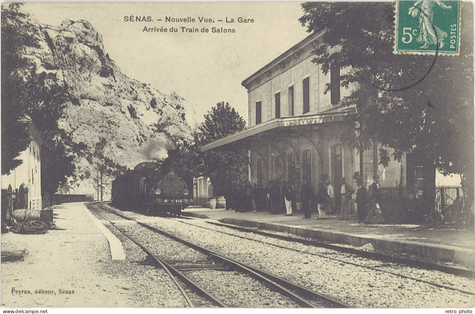 TB 13 – Sénas – Nouvelle Vue – La Gare – Arrivée Du Train De S. - Sonstige & Ohne Zuordnung