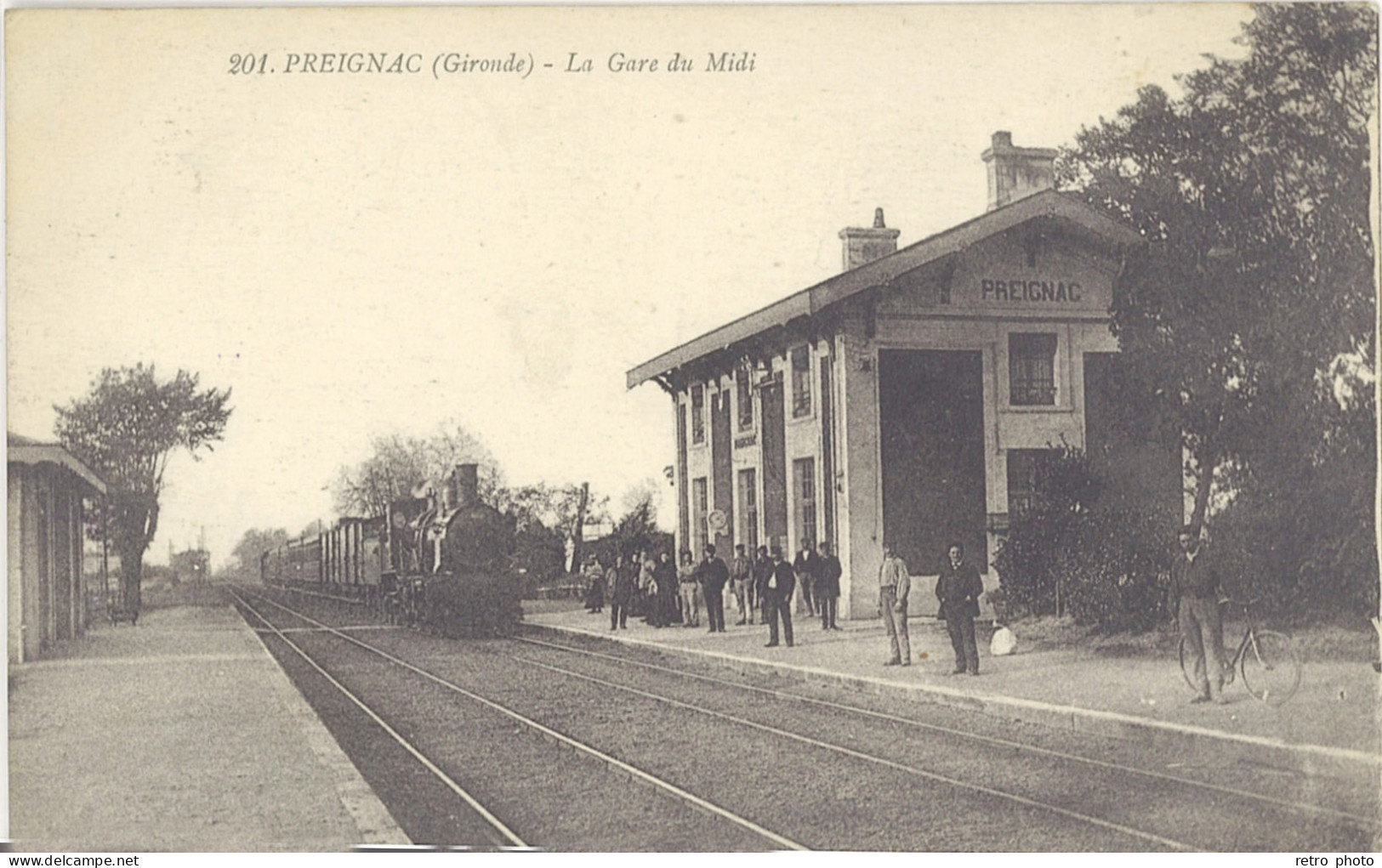 TB 33 – Preignac – 201 La Gare Du Midi (train) - Sonstige & Ohne Zuordnung