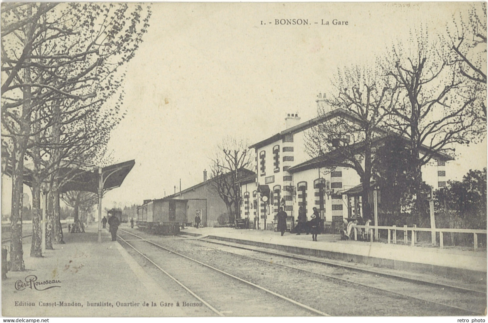 TB 42 – Bonson – 1 La Gare ( Train ) - Autres & Non Classés