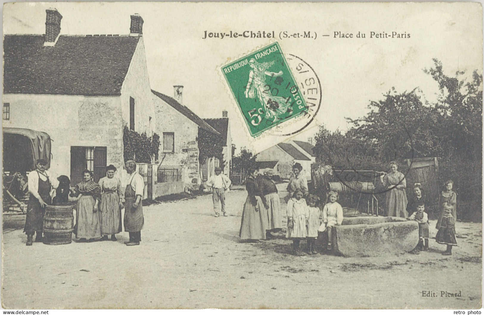 LD 77 – Jouy Le Châtel – Place Du Petit-Paris - Otros & Sin Clasificación