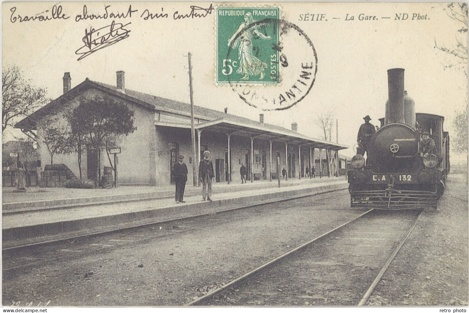 TB Algérie – Sétif – La Gare – ND Phot. ( Train / Locomotive ) - Setif