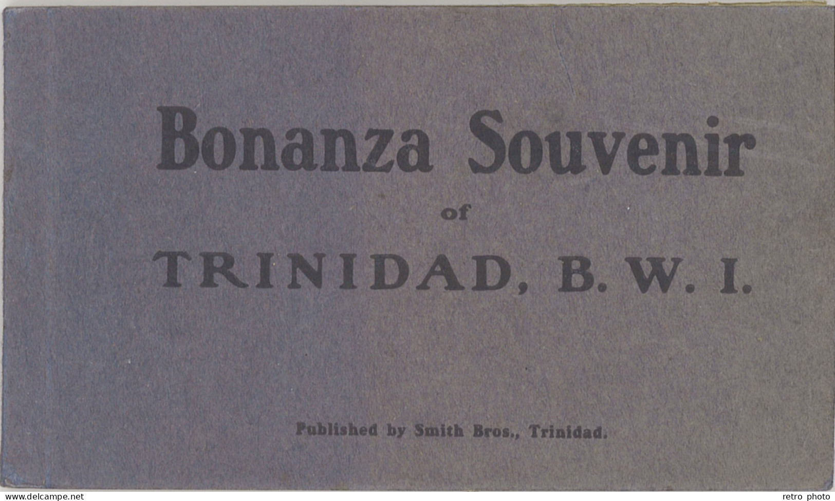 TB Antilles – Carnet 12 CPA Bonanza Souvenir Of Trinidad, B.W.I. - Trinidad