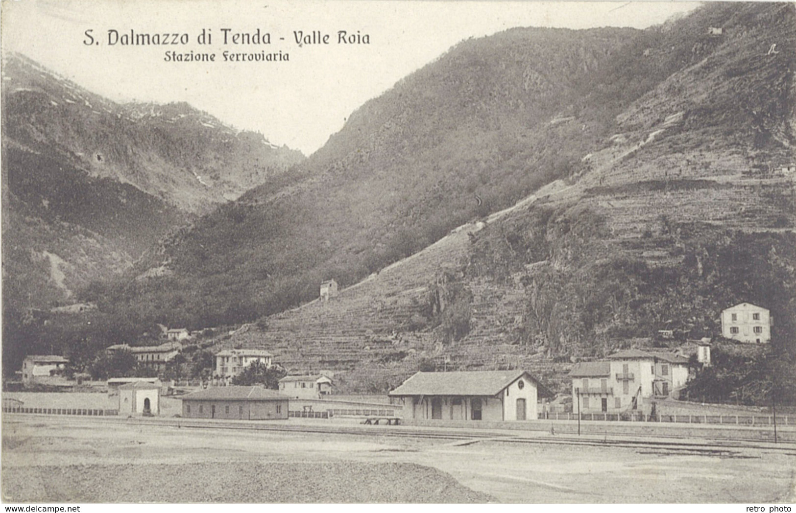 TB Italie – S. Dalmazzo Di Tenda – Valle Roia – Stazione Ferroviaria - Autres & Non Classés