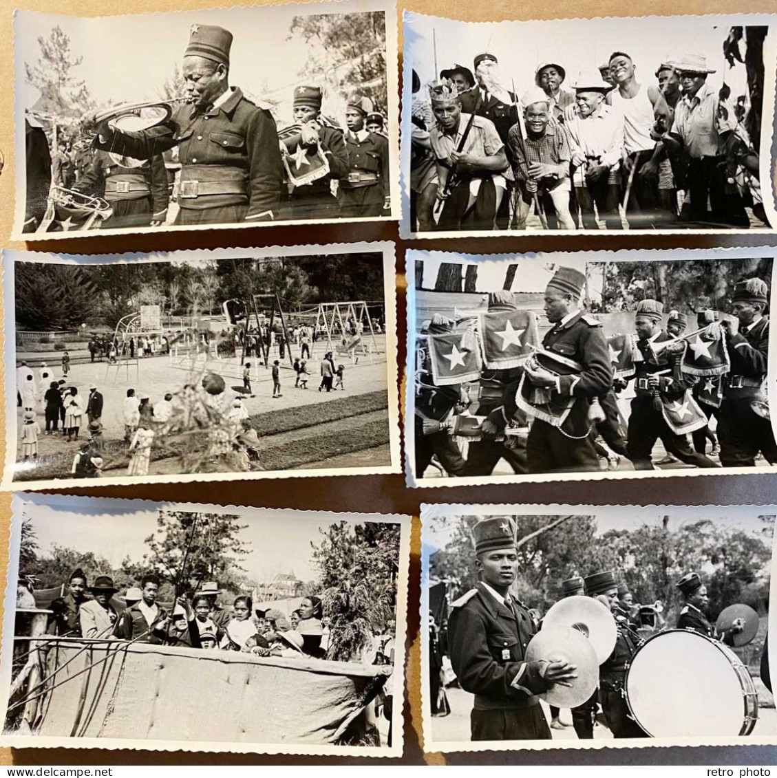 14 Photos Madagascar , Fête De L’Armée 1955 - TB - Africa