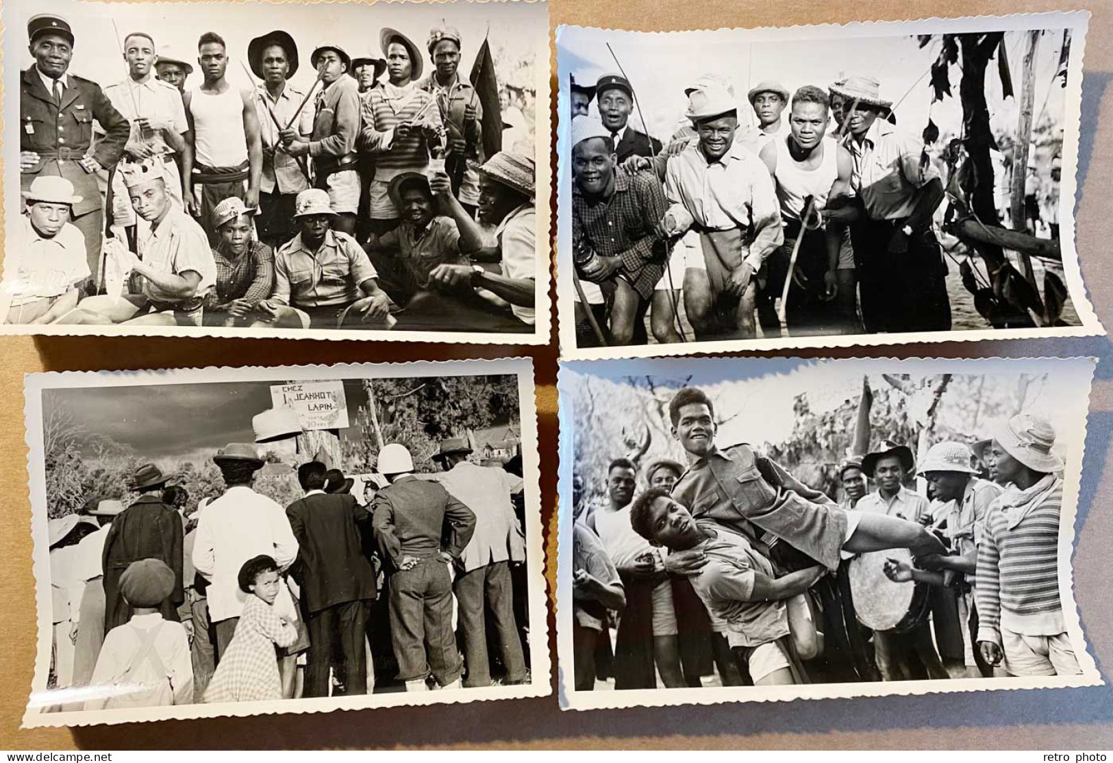 14 Photos Madagascar , Fête De L’Armée 1955 - TB - Africa