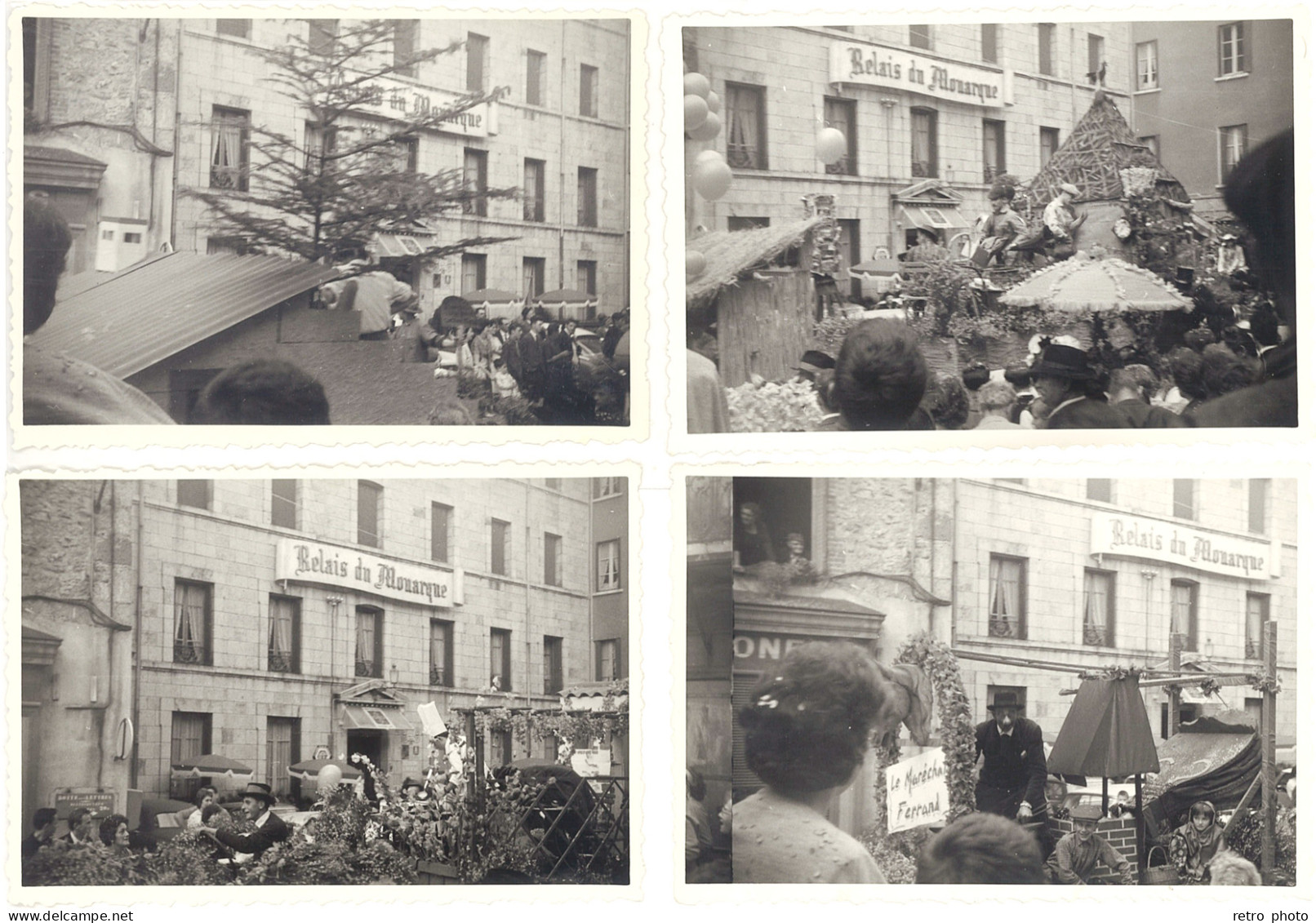 TB 4 Photos La Louvesc, Ardèche – Corso Devant Relais Du Monarque - Plaatsen