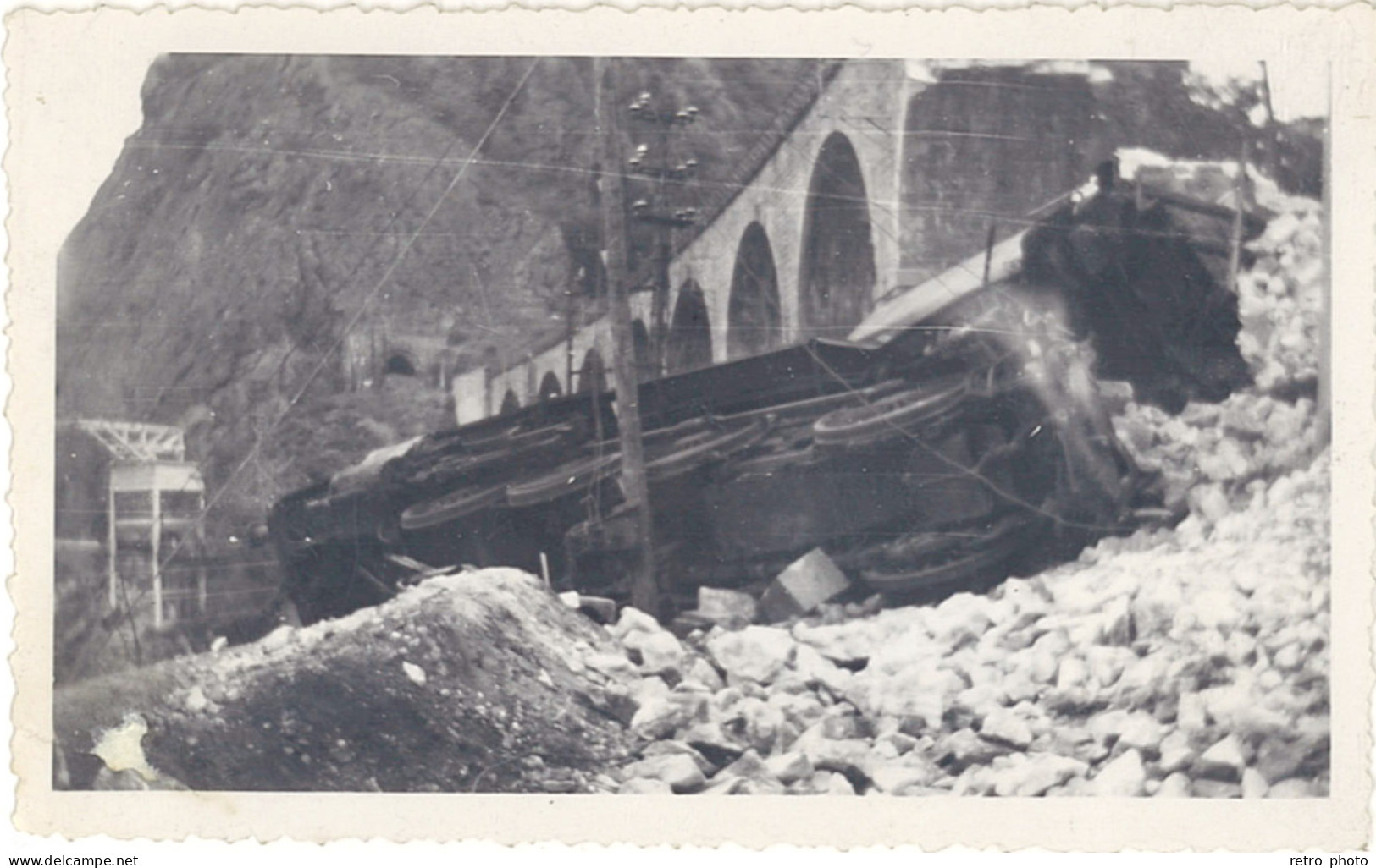 TB Photo «  Neuf Pont – Accident Chemin De Fer 1939 «  - Luoghi