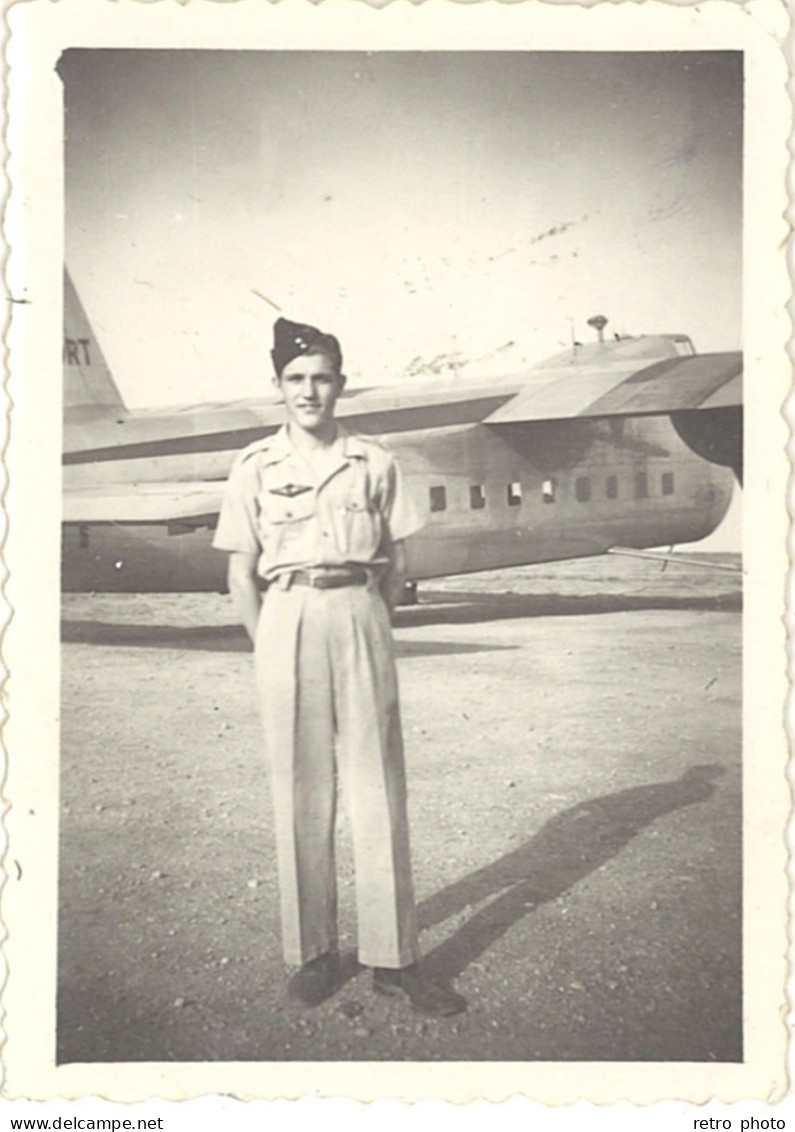 TB Photo Soldat Aviateur Devant Avion - Guerra, Militares