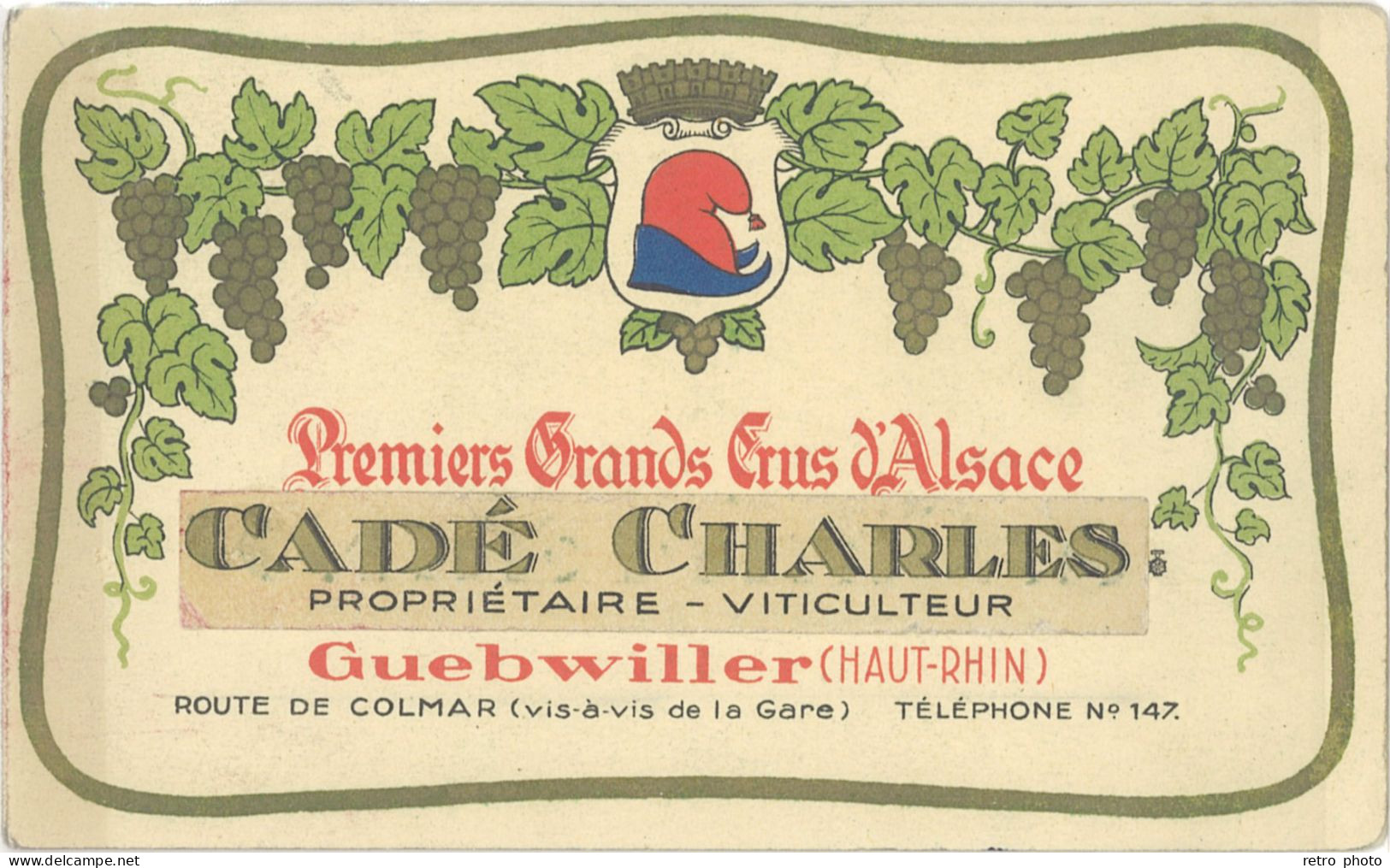 B Cadé Charles Guebwiller – Premiers Grands Crus D’Alsace - Sonstige & Ohne Zuordnung