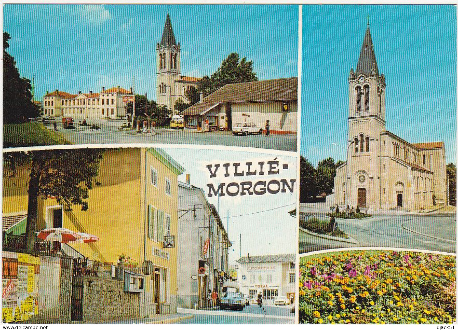 69 - VILLIE-MORGON (Rhône) - Grand Cru Du Beaujolais - 1974 / Voitures - Villie Morgon