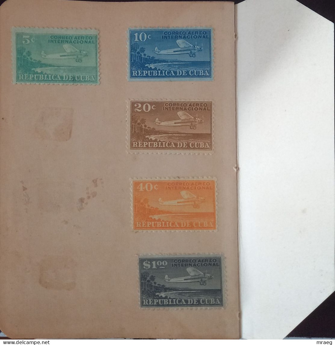 CUBA 1947 OPEN PORTFOLIO 20 STAMPS - Collections, Lots & Series